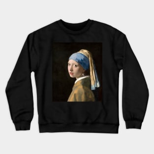 Girl with a Pearl Earring Crewneck Sweatshirt